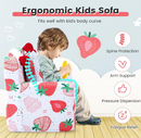 Rever Bebe Kids Sofa Couch with Extra Padded Pillow