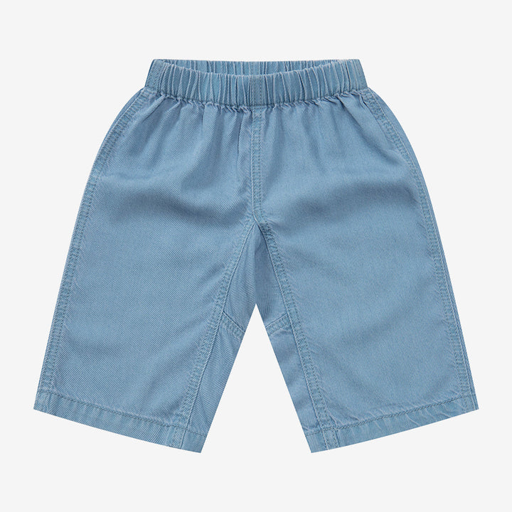 Casual Solid Color Short Jeans
