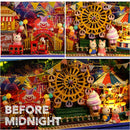 Box Theatre Doll House Furniture Miniature, 1:24 Dollhouse Kit for Kids (Starlight Amusement Park)