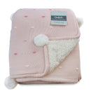 Bubba Blue Confetti Cot Knit Blanket 101894