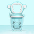 2 X Newborn Baby Food Fruit Nipple Feeder Pacifier Safety Silicone Feeding Tool Brown Small