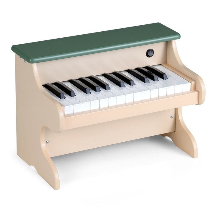 25-Key Green Wooden Toy Piano with Removable Music Stand, supplier view 02