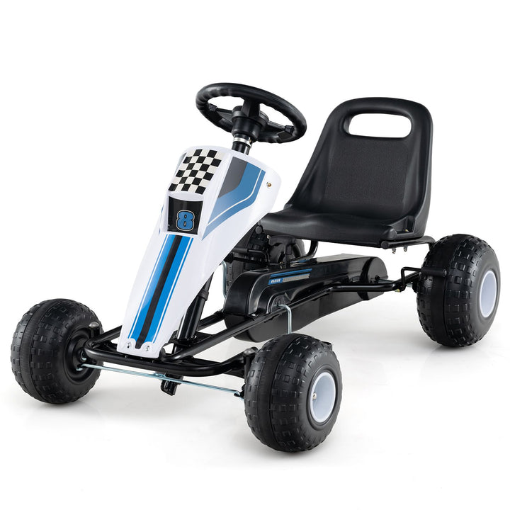 Kids Pedal Go Kart with Freewheel Control – kart overview