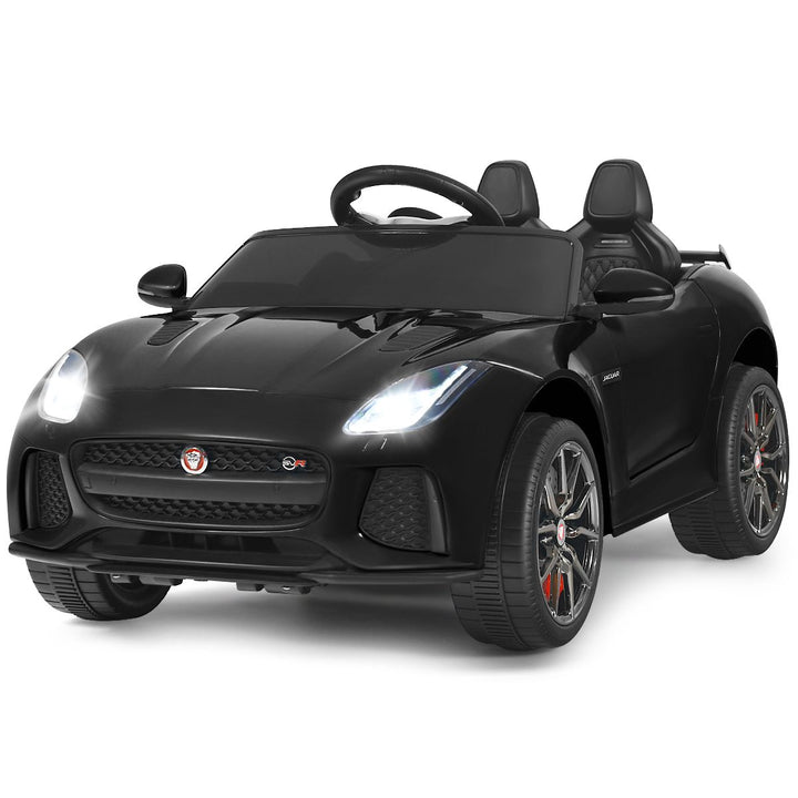 Black Jaguar F-Type SVR ride-on car