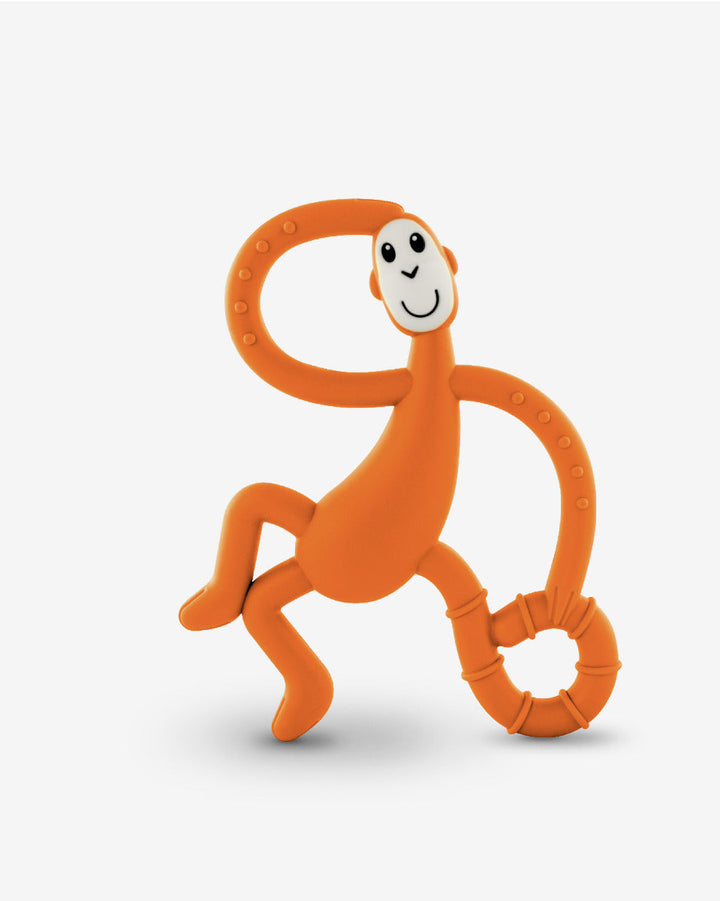 MATCHSTICK MONKEY DANCING MONKEY TEETHER - ORANGE