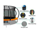 12FT Round Trampolines With Basketball Hoop