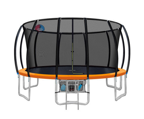 16FT Round Trampolines With Basketball Hoop
