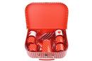 13PCS HEART TIN TEA SET IN MUG