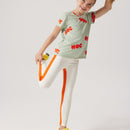 High Waisted Ankle Length Sports Leggings