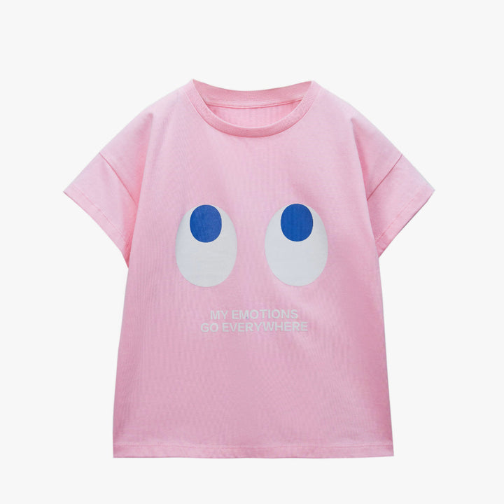 Pac-Man Eyes Up Printed Short Sleeve T-Shirts
