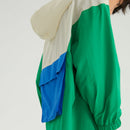 Family Hooded Sun Protection Color Block Coat