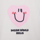 Family Tencel Smile Face Short Sleeve T-Shirt