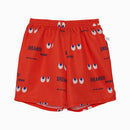 Pac-Man Man's Letter Printed Swim Shorts
