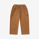 Casual Solid Color Elasticized Cargo Pants With Pocket