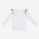 Lace Wings Long Sleeved Top