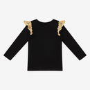 Lace Wings Long Sleeved Top