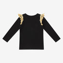 Lace Wings Long Sleeved Top