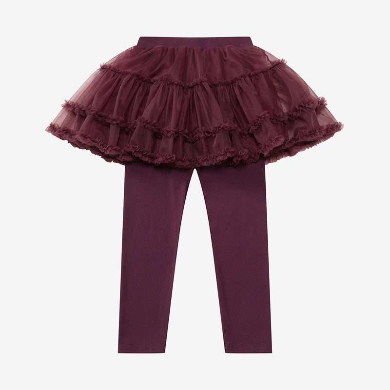 Cute Solid Color Lace Tutu Pettiskirt Leggings