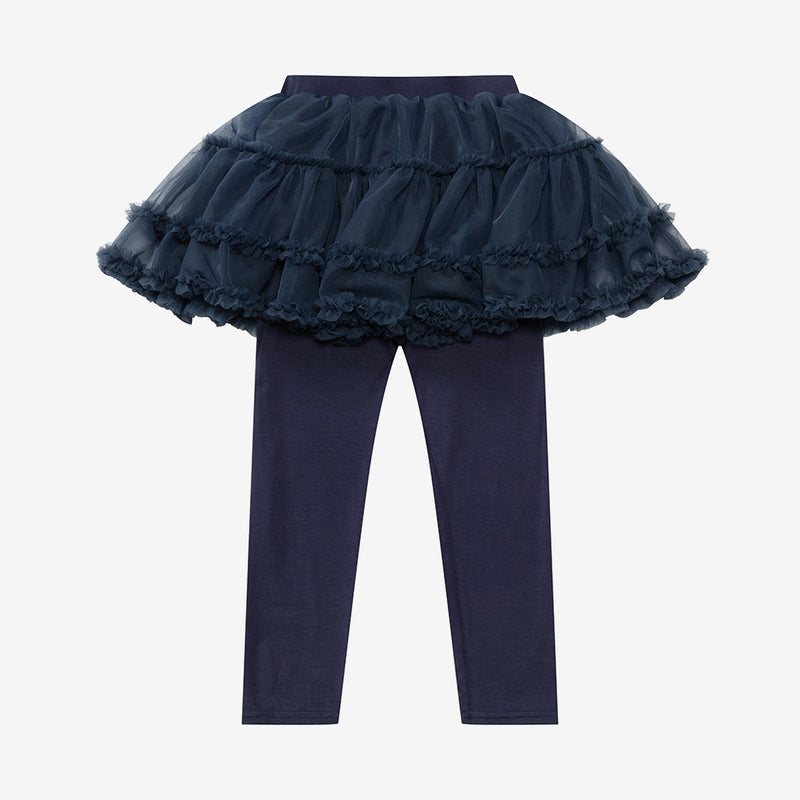 Cute Solid Color Lace Tutu Pettiskirt Leggings