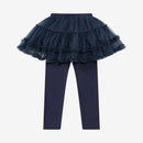 Cute Solid Color Lace Tutu Pettiskirt Leggings