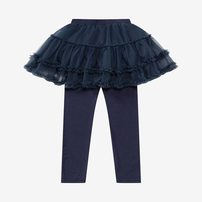 Cute Solid Color Lace Tutu Pettiskirt Leggings