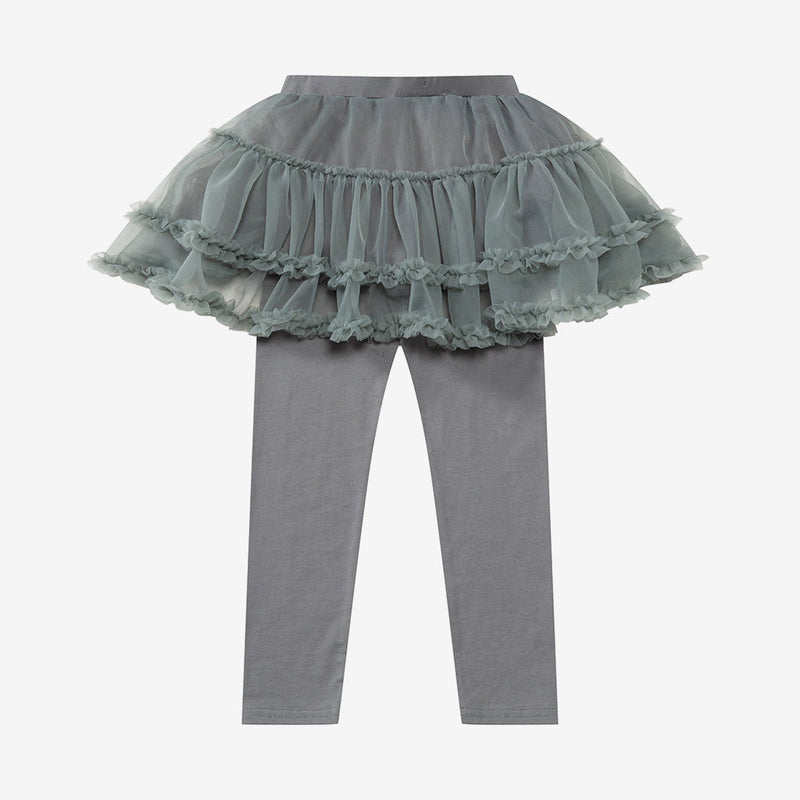 Cute Solid Color Lace Tutu Pettiskirt Leggings