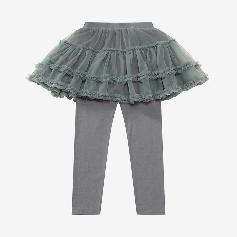 Cute Solid Color Lace Tutu Pettiskirt Leggings