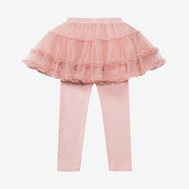 Cute Solid Color Lace Tutu Pettiskirt Leggings