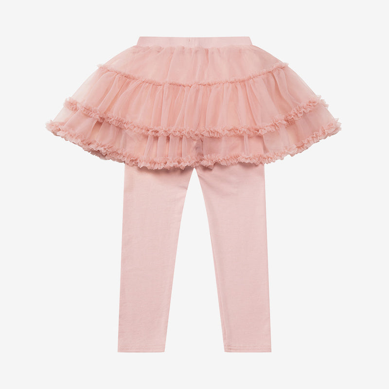 Cute Solid Color Lace Tutu Pettiskirt Leggings