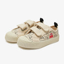 Pac-Man Ghost Printed Velcro Canvas Shoes