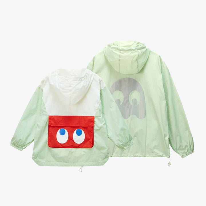 Pac-Man Family UPF 50+ Sun Protection Zipper Jacket with Pocket