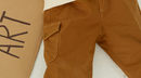 Casual Solid Color Elasticized Cargo Pants With Pocket