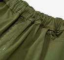 Casual Solid Color Elasticized Cargo Pants With Pocket