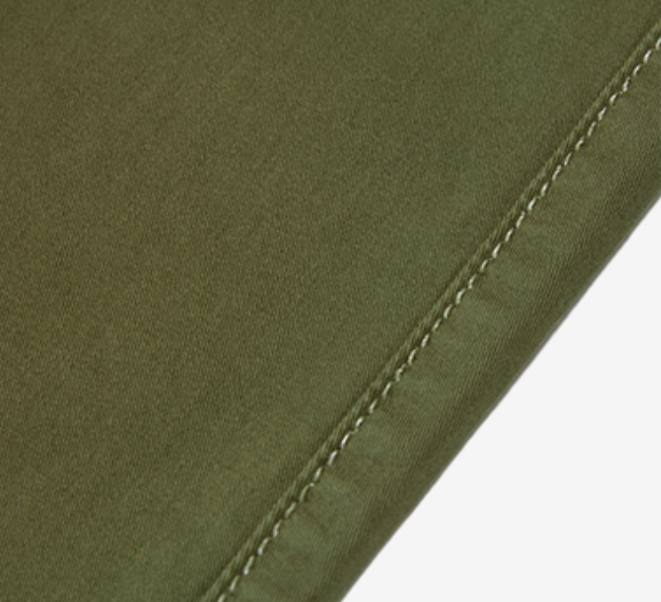 Casual Solid Color Elasticized Cargo Pants With Pocket