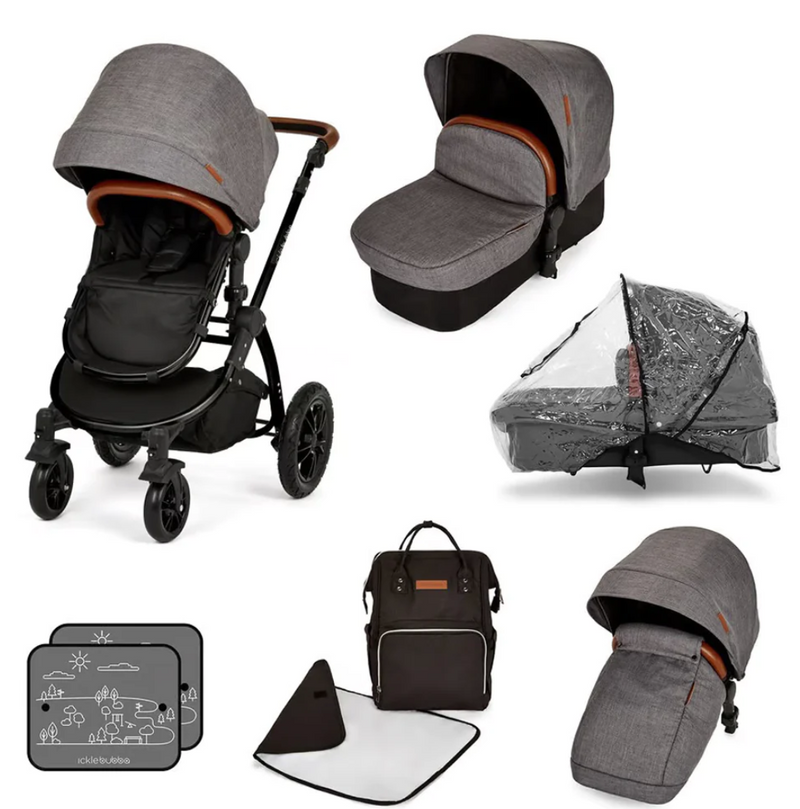 Ickle Bubba Stomp V3 All In One Four Wheel Pram