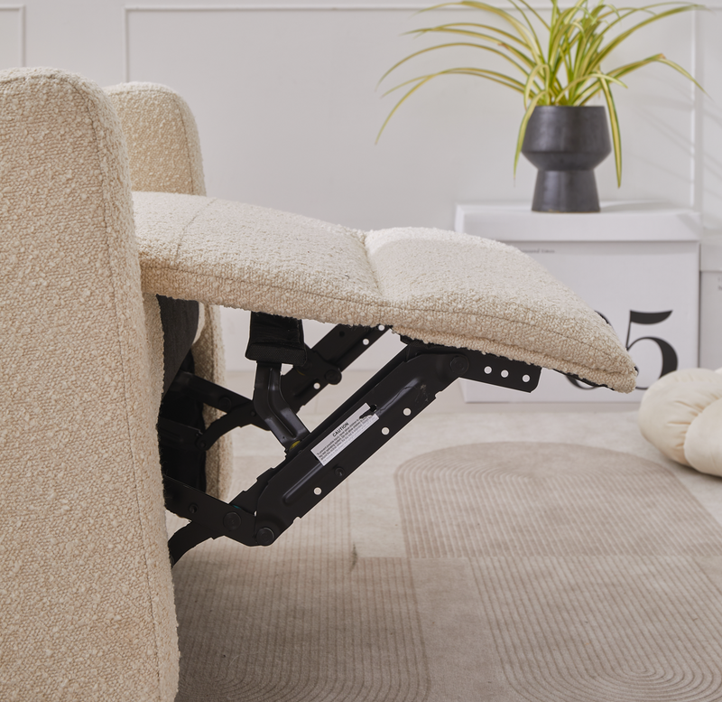 Cocoon Rio Recliner Glider Nursery Chair in Bouclé