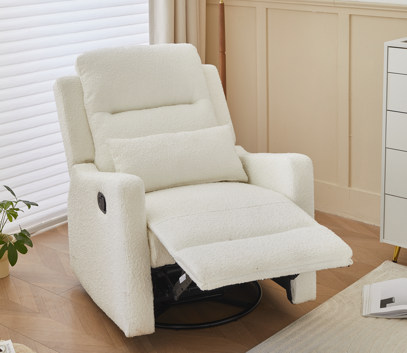 Cocoon Rio Recliner Glider Nursery Chair in Bouclé