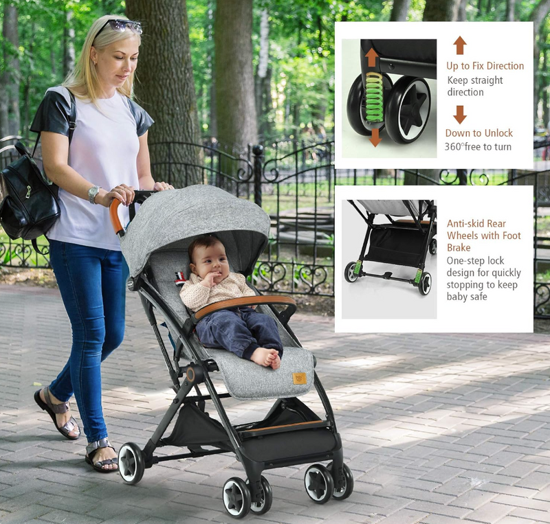 Rever Bebe Quick Folding Baby Stroller