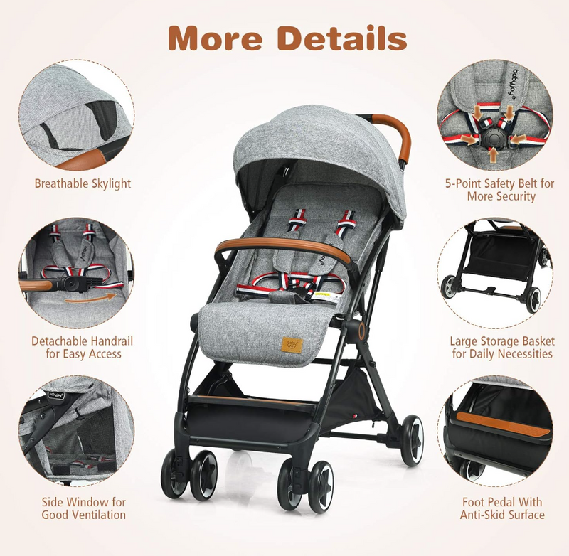 Rever Bebe Quick Folding Baby Stroller