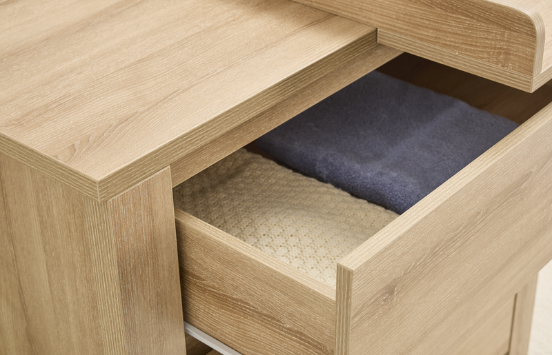 Rever Bebe Classic 3 drawer chest with changing tray Ash (PER ORDER FOR Mar)