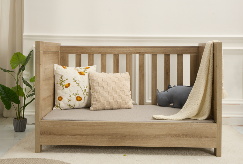 Rever Bebe 3 in 1 Classic Cot Ash