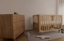 Cocoon Vibe Sandstone cot and Chest Package