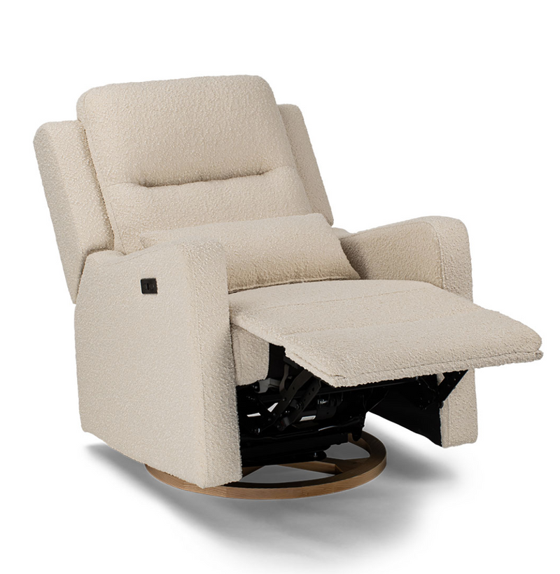 Cocoon Rio Electric Recliner & Glider Chair with USB Sandstone Boucle