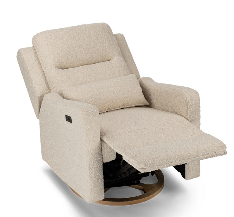 Cocoon Rio Electric Recliner & Glider Chair with USB Sandstone Boucle