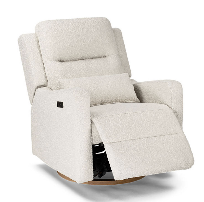 Cocoon Rio Electric Recliner & Glider Chair with USB Vanilla Boucle