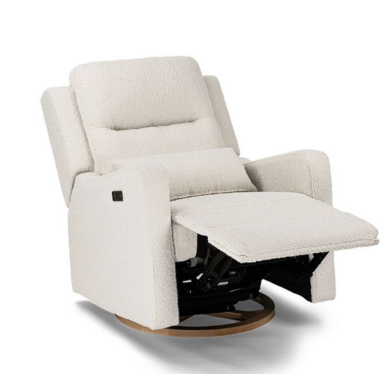 Cocoon Rio Electric Recliner & Glider Chair with USB Vanilla Boucle