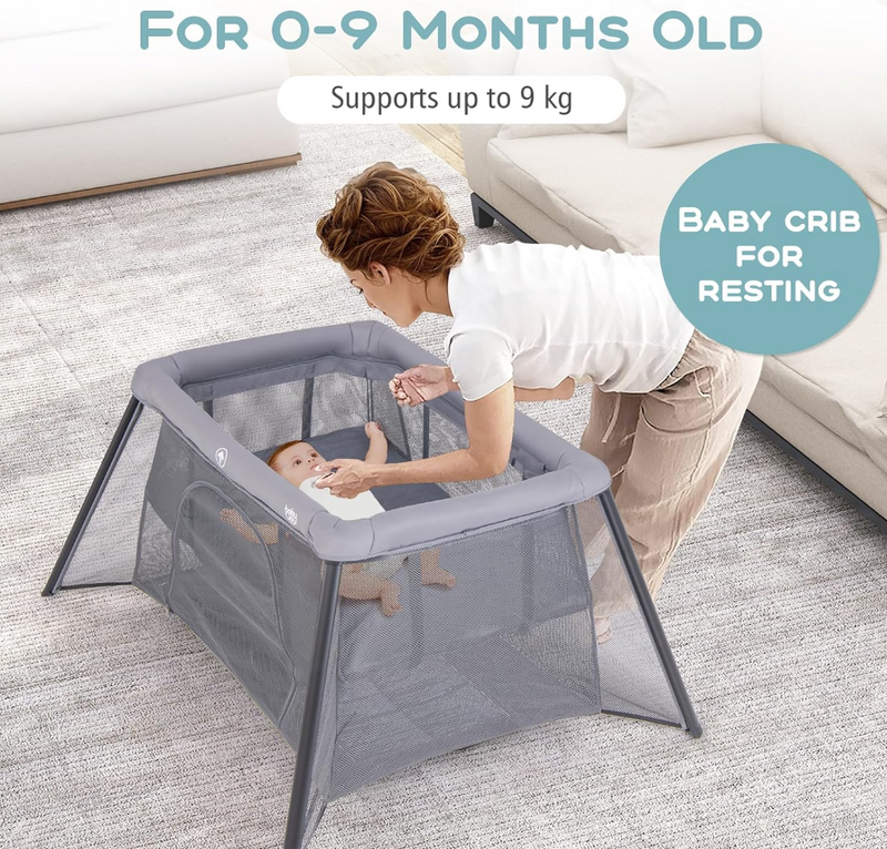 Rever Bebe  2-in-1 Baby Travel Cot /Foldable Portacot