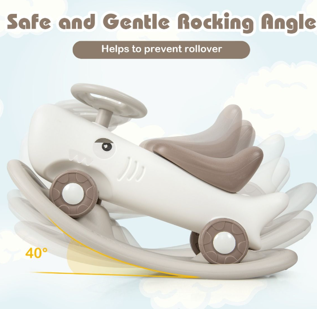 Convertible Rocking Horse and Sliding Car