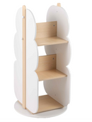 Kid's 360° Rotating Bookshelf Toy Storage Organizer with 5 Shelves