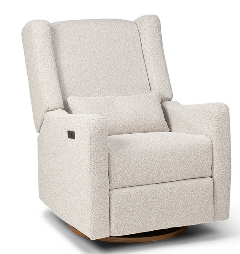 COCOON BONDI Electric Recliner Glider Nursery Chair in Light Grey